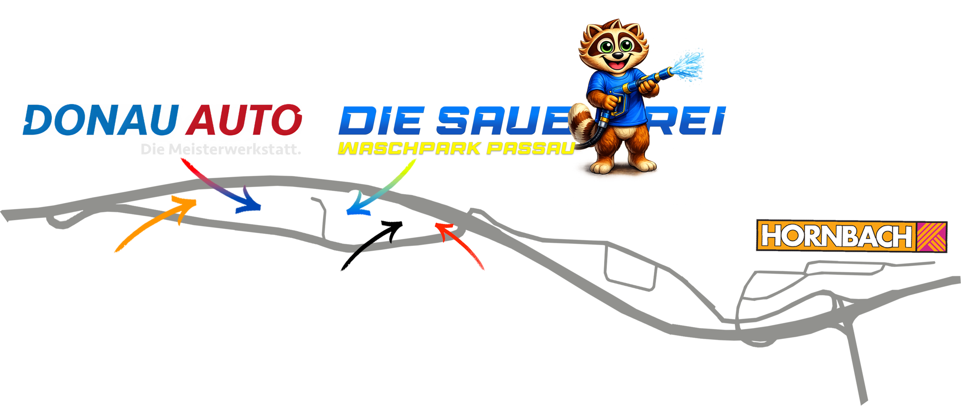 Standort Sauberei Waschpark Passau